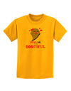 Kiss Me BOOtiful Ghost Red Childrens T-Shirt-Childrens T-Shirt-TooLoud-Gold-X-Small-Davson Sales