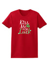 Kiss Me For Luck Womens Dark T-Shirt-TooLoud-Red-X-Small-Davson Sales