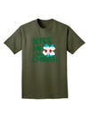 Kiss Me I'm Chirish Adult Dark T-Shirt by TooLoud-Mens T-Shirt-TooLoud-Military-Green-Small-Davson Sales