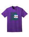 Kiss Me I'm Chirish Adult Dark T-Shirt by TooLoud-Mens T-Shirt-TooLoud-Purple-Small-Davson Sales