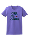 Kiss Me I'm Chirish Womens T-Shirt by TooLoud-Clothing-TooLoud-Violet-X-Small-Davson Sales