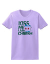 Kiss Me I'm Chirish Womens T-Shirt by TooLoud-Clothing-TooLoud-Lavender-X-Small-Davson Sales