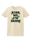 Kiss Me I'm Irish - Green Kisses Womens T-Shirt by TooLoud-Womens T-Shirt-TooLoud-Natural-X-Small-Davson Sales