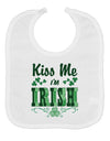 Kiss Me I'm Irish St Patricks Day Baby Bib