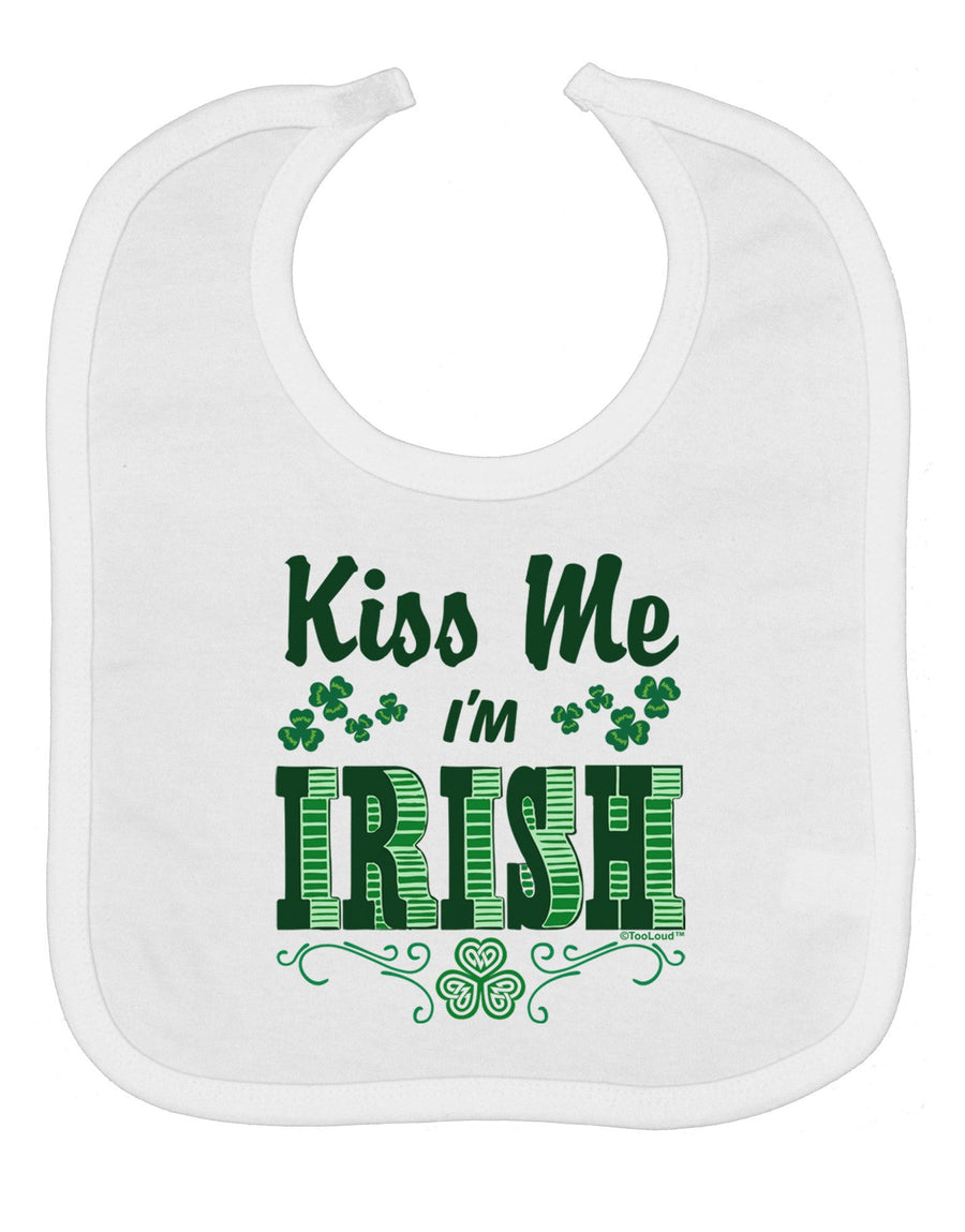 Kiss Me I'm Irish St Patricks Day Baby Bib