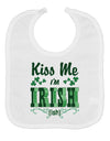 Kiss Me I'm Irish-ish Baby Bib