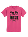 Kiss Me I'm Irish-ish Childrens T-Shirt-Childrens T-Shirt-TooLoud-Sangria-X-Small-Davson Sales