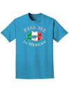 Kiss Me I'm Mexican Adult Dark T-Shirt-Mens T-Shirt-TooLoud-Turquoise-Small-Davson Sales