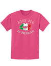 Kiss Me I'm Mexican Childrens Dark T-Shirt-Childrens T-Shirt-TooLoud-Sangria-X-Small-Davson Sales