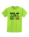 Kiss Me I'm Pretending to Be Irish Childrens T-Shirt by TooLoud-Childrens T-Shirt-TooLoud-Lime-Green-X-Small-Davson Sales