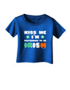 Kiss Me I'm Pretending to Be Irish Infant T-Shirt Dark by TooLoud-Infant T-Shirt-TooLoud-Royal-Blue-06-Months-Davson Sales