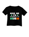 Kiss Me I'm Pretending to Be Irish Infant T-Shirt Dark by TooLoud-Infant T-Shirt-TooLoud-Black-06-Months-Davson Sales