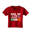 Kiss Me I'm Pretending to Be Irish Toddler T-Shirt Dark by TooLoud-Toddler T-Shirt-TooLoud-Red-2T-Davson Sales