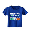 Kiss Me I'm Pretending to Be Irish Toddler T-Shirt Dark by TooLoud-Toddler T-Shirt-TooLoud-Royal-Blue-2T-Davson Sales