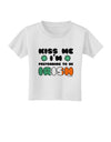 Kiss Me I'm Pretending to Be Irish Toddler T-Shirt by TooLoud-Toddler T-Shirt-TooLoud-White-2T-Davson Sales