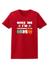 Kiss Me I'm Pretending to Be Irish Womens Dark T-Shirt by TooLoud-Womens T-Shirt-TooLoud-Red-X-Small-Davson Sales