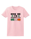 Kiss Me I'm Pretending to Be Irish Womens T-Shirt by TooLoud-Womens T-Shirt-TooLoud-PalePink-X-Small-Davson Sales