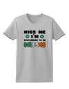 Kiss Me I'm Pretending to Be Irish Womens T-Shirt by TooLoud-Womens T-Shirt-TooLoud-AshGray-X-Small-Davson Sales