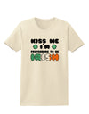 Kiss Me I'm Pretending to Be Irish Womens T-Shirt by TooLoud-Womens T-Shirt-TooLoud-Natural-X-Small-Davson Sales