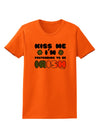 Kiss Me I'm Pretending to Be Irish Womens T-Shirt by TooLoud-Womens T-Shirt-TooLoud-Orange-X-Small-Davson Sales