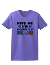 Kiss Me I'm Pretending to Be Irish Womens T-Shirt by TooLoud-Womens T-Shirt-TooLoud-Violet-X-Small-Davson Sales