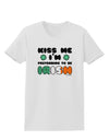 Kiss Me I'm Pretending to Be Irish Womens T-Shirt by TooLoud-Womens T-Shirt-TooLoud-White-X-Small-Davson Sales