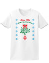 Kiss Me Under The Mistletoe - Ugly Christmas Sweater Inspired Adult Unisex Naughty T-Shirt-TooLoud-White-Small-Davson Sales