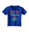 Kiss Me Under the Mistletoe Christmas Toddler T-Shirt Dark-Toddler T-Shirt-TooLoud-Royal-Blue-2T-Davson Sales