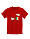 Kiss and Irish Flag Shamrock - Kiss Me I'm Irish Childrens Dark T-Shirt by TooLoud-Childrens T-Shirt-TooLoud-Red-X-Small-Davson Sales