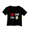 Kiss and Irish Flag Shamrock - Kiss Me I'm Irish Infant T-Shirt Dark by TooLoud-Infant T-Shirt-TooLoud-Black-06-Months-Davson Sales