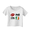 Kiss and Irish Flag Shamrock - Kiss Me I'm Irish Infant T-Shirt by TooLoud-Infant T-Shirt-TooLoud-White-06-Months-Davson Sales