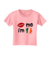 Kiss and Irish Flag Shamrock - Kiss Me I'm Irish Toddler T-Shirt by TooLoud-Toddler T-Shirt-TooLoud-Candy-Pink-2T-Davson Sales