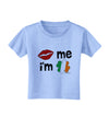 Kiss and Irish Flag Shamrock - Kiss Me I'm Irish Toddler T-Shirt by TooLoud-Toddler T-Shirt-TooLoud-Aquatic-Blue-2T-Davson Sales