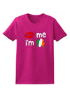 Kiss and Irish Flag Shamrock - Kiss Me I'm Irish Womens Dark T-Shirt by TooLoud-Womens T-Shirt-TooLoud-Hot-Pink-Small-Davson Sales