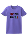 Kiss and Irish Flag Shamrock - Kiss Me I'm Irish Womens T-Shirt by TooLoud-Womens T-Shirt-TooLoud-Violet-X-Small-Davson Sales