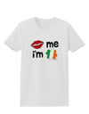 Kiss and Irish Flag Shamrock - Kiss Me I'm Irish Womens T-Shirt by TooLoud-Womens T-Shirt-TooLoud-White-X-Small-Davson Sales