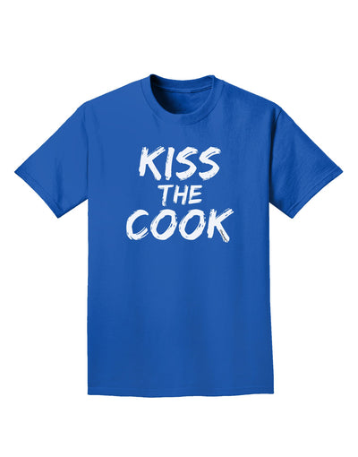 Kiss the Cook Grill Master 2 - Text Adult Dark T-Shirt-Mens T-Shirt-TooLoud-Royal-Blue-Small-Davson Sales