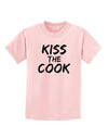 Kiss the Cook Grill Master 2 - Text Childrens T-Shirt-Childrens T-Shirt-TooLoud-PalePink-X-Small-Davson Sales