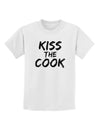 Kiss the Cook Grill Master 2 - Text Childrens T-Shirt-Childrens T-Shirt-TooLoud-White-X-Small-Davson Sales