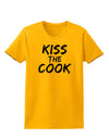 Kiss the Cook Grill Master 2 - Text Womens T-Shirt-Womens T-Shirt-TooLoud-Gold-X-Small-Davson Sales