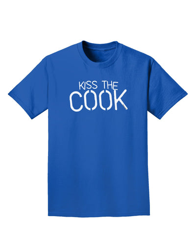 Kiss the Cook Grill Master - Text Adult Dark T-Shirt-Mens T-Shirt-TooLoud-Royal-Blue-Small-Davson Sales