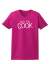 Kiss the Cook Grill Master - Text Womens Dark T-Shirt-Womens T-Shirt-TooLoud-Hot-Pink-Small-Davson Sales