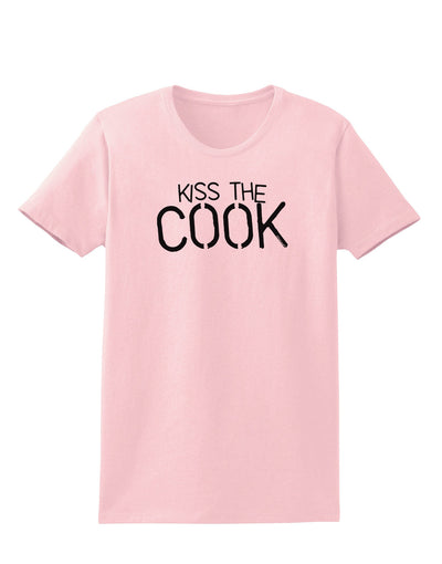 Kiss the Cook Grill Master - Text Womens T-Shirt-Womens T-Shirt-TooLoud-PalePink-X-Small-Davson Sales