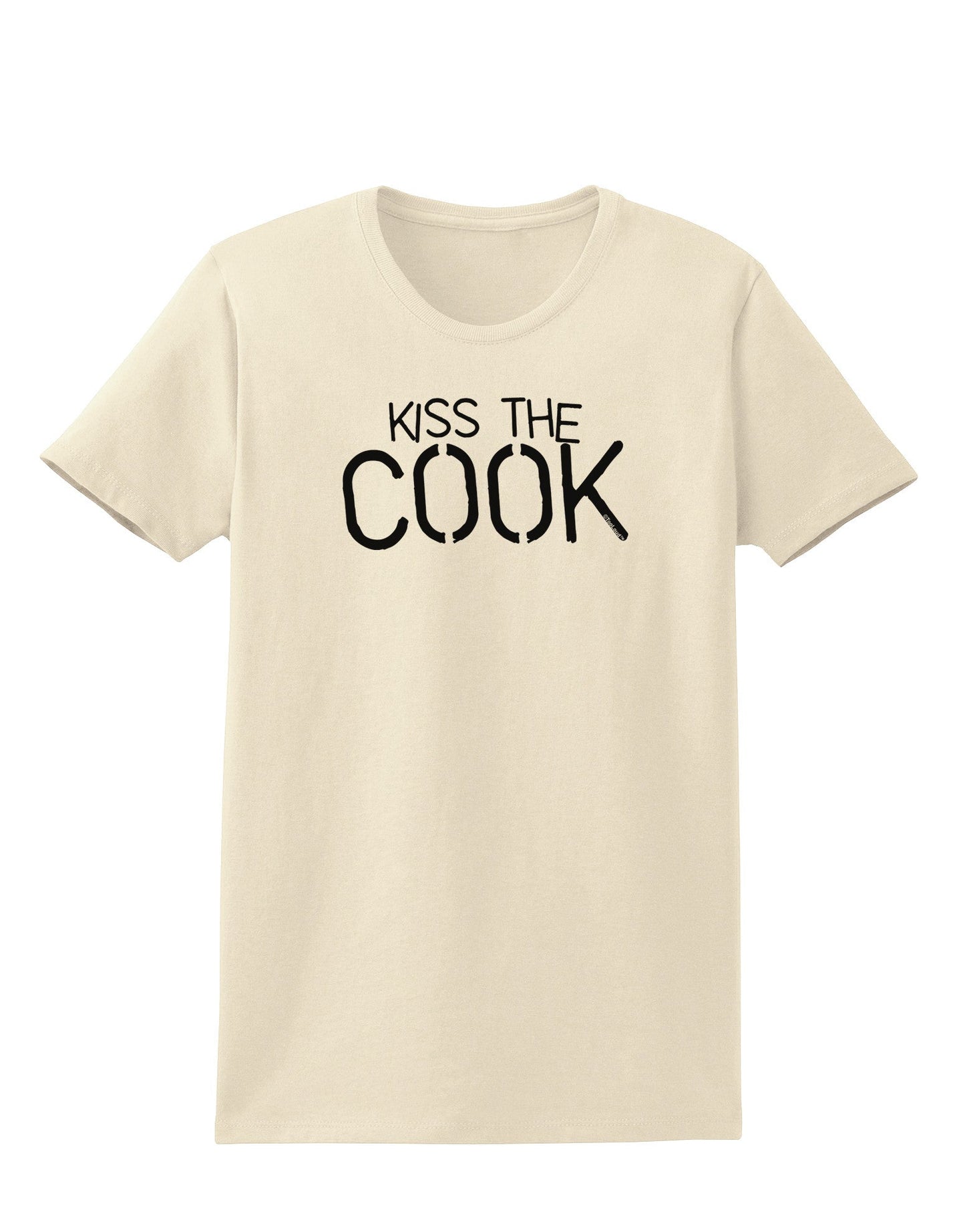 Kiss the Cook Grill Master - Text Womens T-Shirt-Womens T-Shirt-TooLoud-Natural-X-Small-Davson Sales