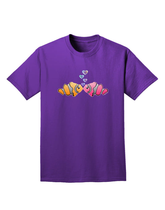 Kissy Clownfish Adult Dark T-Shirt-Mens T-Shirt-TooLoud-Purple-Small-Davson Sales