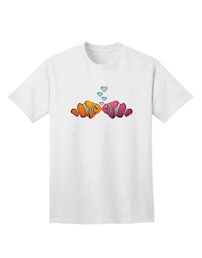 Kissy Clownfish Adult T-Shirt-unisex t-shirt-TooLoud-White-Small-Davson Sales