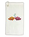 Kissy Clownfish Micro Terry Gromet Golf Towel 16 x 25 inch-Golf Towel-TooLoud-White-Davson Sales