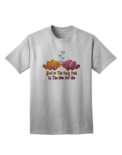 Kissy Clownfish Only Fish In The Sea Adult T-Shirt-unisex t-shirt-TooLoud-AshGray-Small-Davson Sales