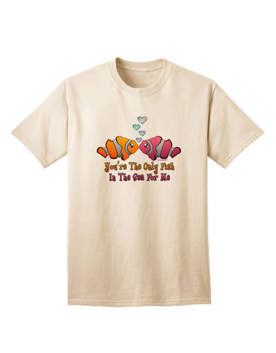 Kissy Clownfish Only Fish In The Sea Adult T-Shirt-unisex t-shirt-TooLoud-Natural-Small-Davson Sales