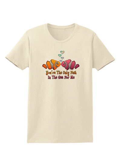 Kissy Clownfish Only Fish In The Sea Womens T-Shirt-Womens T-Shirt-TooLoud-Natural-X-Small-Davson Sales